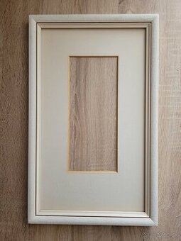 Starý retro drevený obrazový rám