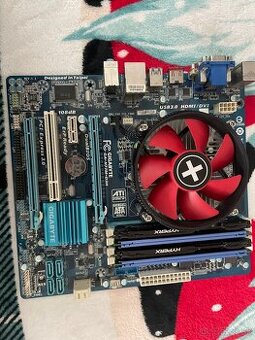 Základná doska +16gb ram +procesor