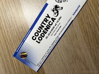4 vstupenky na Country Lodenica