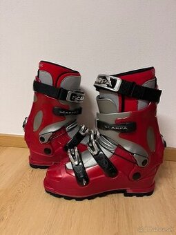 Skialpové lyžiarky SCARPA – veľ. 44–45, TOP stav