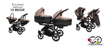 Kočík pre dvojičky/ súrodenecký kočík a vajíčka do auta