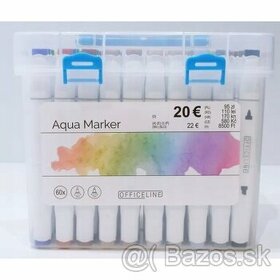 Aqua Marker obojstranné fixky s dvoma hrotmi