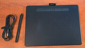 Wacom Intuos M Bluetooth Black - ako nový, + sada hrotov