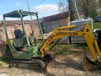 Yanmar B 15-3 minibager vaha 1500kg,