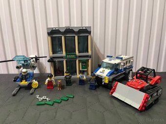 Lego city 60140 Banka a buldozér