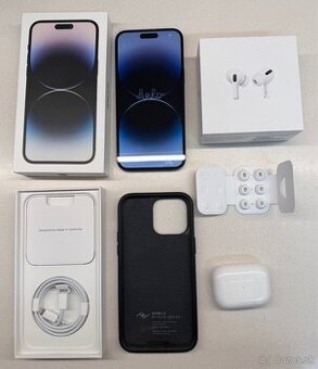 Iphone 14 Pro Max, Space Black 256GB + AirPods Pro