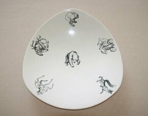 Nórska porcelánova misa 1964 Vintage Norwegian bowl