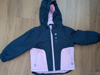 Dievčenská zimná bunda, softshellové noh. s baránkom 86/92