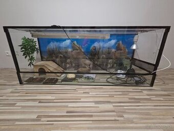Terárium s vybavením