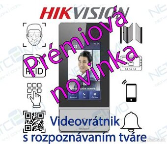 Prémiový videovrátnik/vstupná jednotka Hikvision