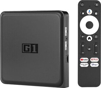 Google Certifikovaný Android TV Box KINHANK G1 WiFi6 4/32GB