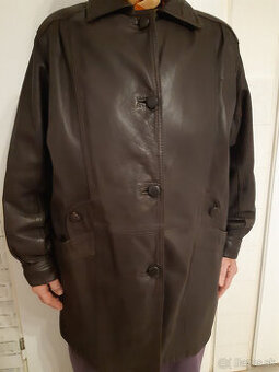 Dámska bunda z pravej kože XXL