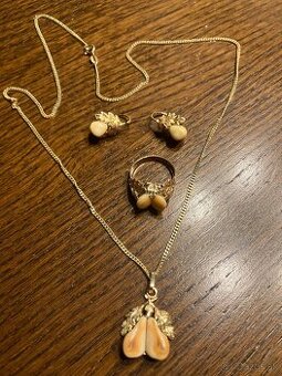 Set zlatych šperkov- grandle