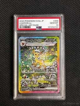 Prismatic Evo.	graded pokemon card slab	leafeon JPN	200	psa