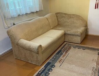 Rohová rozťahovacia sedacia súprava 240 x 145 cm