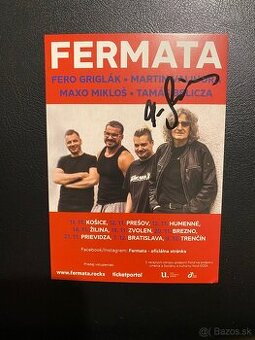 Podpiskarta Fermáta - podpis Fero Griglák