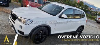 BMW X3 XDRIVE20D M SPORT 140KW NAVI+KAMERA
