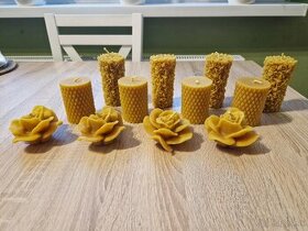 Sviečky z včelieho vosku (vhodné aj ku dňu učiteľov)