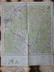 Mapa Trenčín, Ilava, Bánovce n/B, Zliechov, Vestenice 1935