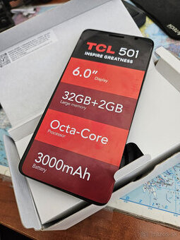 Predam telefon TCL-501 NOVY