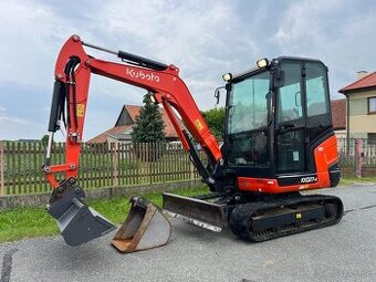 Minibagr Kubota KX027-4 / 3režimy průtoku, 2800mth