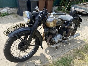 Motocykl DKW 500 SB, r.v. 1938 původní stav, Doklady