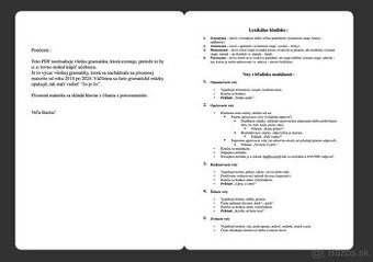 Gramatika na písomnú maturitu zo slovenského jazyka pdf