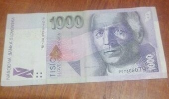 Predam bankovku 1000ks