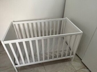 Detská postieľka IKEA sundvik + matrac