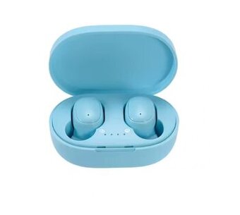 Bezdrôtové slúchadlá s mikrofónom, modré
