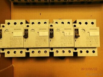 Ochrany motora  0,63-1A,1,6-2,4A.