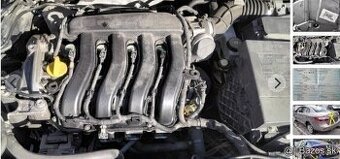 Renault Fluence 1.6 2015 predám MOTOR K4MV838, MOTOR K4M V8