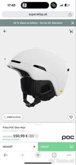 Lyžiarska prilba poc obex mips M-L