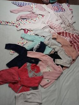 Veľký balík detského oblečenia jar/jeseň veľkosť 80 a 86 cm