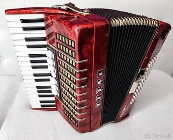 Predam akordeon Delicia Arnaldo 72 bas., TOP stav...