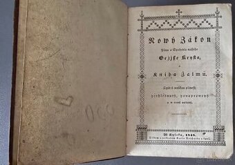 Predám starý Nový zákon – Praha 1838