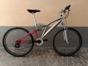 Horský bicykel celoodpružený 26