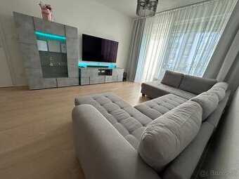 Elegantná obývačková stena (NOVÁ): vitrína + TV komoda