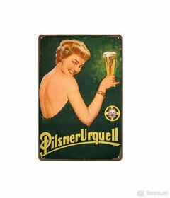 plechová cedule - Pilsner Urquell č. 1 (dobová reklama) - 1