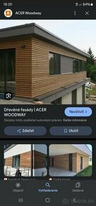 Montáž drevených Fasad