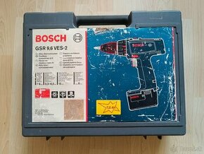 Predam profesionalny aku skrutkovac BOSCH GSR 9,6 VES-2