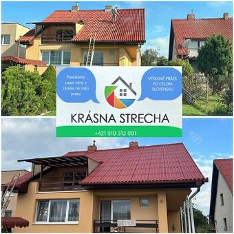 Natiranie striech// maľovanie // natery