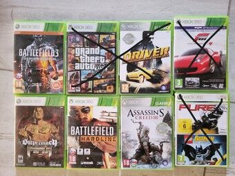 Hry na  Xbox 360 - spolu 25€