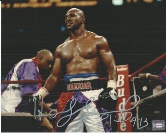 Evander Holyfield - foto s podpisem + COA