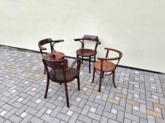 Celodřevěná křesla THONET po renovaci