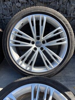 ✅ 5x112 r20 Audi original krasne disky
