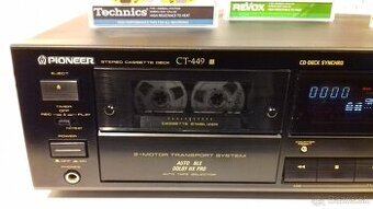 HX PRO kazetovy deck PIONEER CT-449 Dolby B + C, JAPAN, AK28