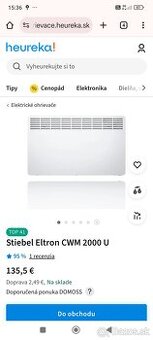 Ohrievač stiebel eltron CWM 2000 U