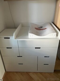 Prebalovací pult na Nordli + prebalovacia podložka Ceba