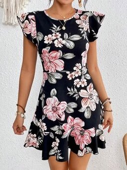 KRASNE ELASTICKE ŠATY…XL…NOVE